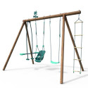 Portique de jeux Suzon 318x189x222cm en bois autoclave - SOULET