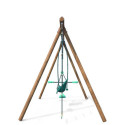 Portique de jeux Suzon 318x189x222cm en bois autoclave - SOULET