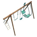 Portique de jeux Juliette 348x189x222cm en bois autoclave - SOULET