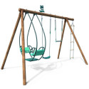 Portique de jeux Juliette 348x189x222cm en bois autoclave - SOULET