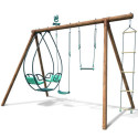 Portique de jeux Juliette 348x189x222cm en bois autoclave - SOULET