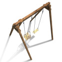Portique de jeux en bois autoclave Ambre 210x207x224cm – SOULET