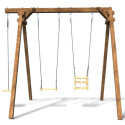 Portique de jeux en bois autoclave Ulysse 240x207x224cm – SOULET