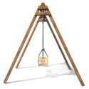 Portique de jeux en bois autoclave Ulysse 240x207x224cm – SOULET