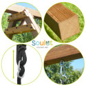 Portique de jeux en bois autoclave Pierre 240x207x224cm – SOULET