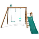Station de jeux en bois autoclave Menthe 282x283x195cm – SOULET