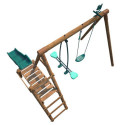 Station de jeux en bois autoclave Menthe 282x283x195cm – SOULET