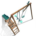 Station de jeux en bois autoclave Menthe 282x283x195cm – SOULET