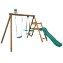 Station de jeux en bois autoclave Menthe 282x283x195cm – SOULET