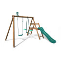Station de jeux en bois autoclave Menthe 282x283x195cm – SOULET