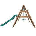 Station de jeux en bois autoclave Mûrier 243x283x195cm – SOULET