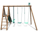 Station de jeux en bois autoclave Violette 323x354x222cm – SOULET