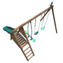 Station de jeux en bois autoclave Violette 323x354x222cm – SOULET