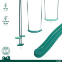 Station de jeux en bois autoclave Violette 323x354x222cm – SOULET