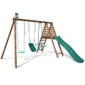 Station de jeux en bois autoclave Tulipe 323x354x222cm – SOULET