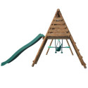 Station de jeux en bois autoclave Tulipe 323x354x222cm – SOULET