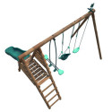 Station de jeux en bois autoclave Tulipe 323x354x222cm – SOULET