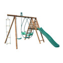 Station de jeux en bois autoclave Lavande 343x354x222cm – SOULET