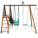 Station de jeux en bois autoclave Lavande 343x354x222cm – SOULET