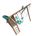 Station de jeux en bois autoclave Lavande 343x354x222cm – SOULET