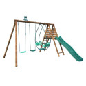 Station de jeux en bois autoclave Narcisse 344x354x222cm – SOULET