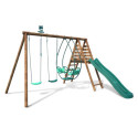 Station de jeux en bois autoclave Narcisse 344x354x222cm – SOULET