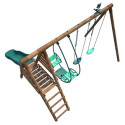 Station de jeux en bois autoclave Narcisse 344x354x222cm – SOULET