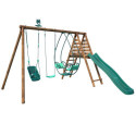 Station de jeux en bois autoclave Colza 344x354x222cm – SOULET