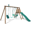 Station de jeux en bois autoclave Colza 344x354x222cm – SOULET
