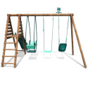 Station de jeux en bois autoclave Colza 344x354x222cm – SOULET