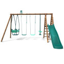 Station de jeux en bois autoclave Jacinthe 394x354x222cm – SOULET