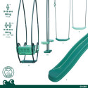 Station de jeux en bois autoclave Jacinthe 394x354x222cm – SOULET