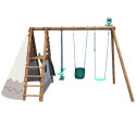 Station de jeux en bois autoclave Camélia 426x354x222cm – SOULET