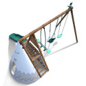 Station de jeux en bois autoclave Camélia 426x354x222cm – SOULET