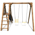 Station de jeux en bois autoclave Prune 261x351x224cm – SOULET