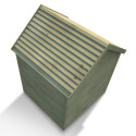 Cabane de jeux en bois autoclave, plancher Marina 123x119x158cm SOULET