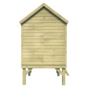Cabane de jeux en bois traité sur pilotis Winny 123x169x158cm SOULET