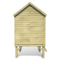 Cabane de jeux en bois traité sur pilotis Winny 123x169x158cm SOULET