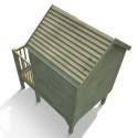 Cabane de jeux en bois traité sur pilotis Winny 123x169x158cm SOULET