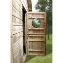 Cabane de jeux en bois traité avec préau Hacienda 256x191x180cm SOULET