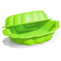 Bac à sable en plastique pour enfants 88x78x18cm, coquillage– SOULET