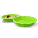 Bac à sable en plastique pour enfants 88x78x18cm, coquillage– SOULET