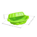 Bac à sable en plastique pour enfants 88x78x18cm, coquillage– SOULET