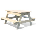Table de pique-nique en bois avec bac à sable intégré 90x91x50cm SOULET