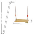 Balançoire en bois pour enfants, compatible avec portiques SOULET