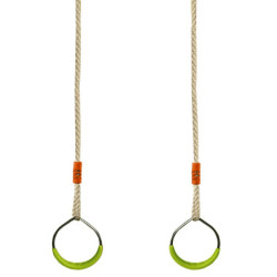 Paire d'anneaux en métal pour enfants compatible avec portiques SOULET