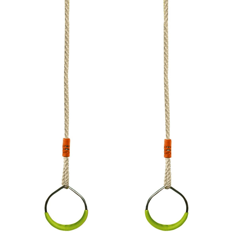 Paire d'anneaux en métal pour enfants compatible avec portiques SOULET