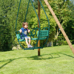 Balancelle pour deux enfants, compatible avec portiques SOULET