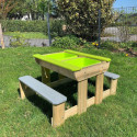 Table de pique-nique en bois pour enfants 80x100x53cm Wendi Toys