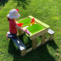 Table de pique-nique en bois pour enfants 80x100x53cm Wendi Toys